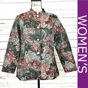 Tudor Court Floral Print Lightweight Jacket